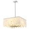 Z-Lite Viviana Chandelier, 9-Light, 26 In.W x 12 In.H, Polished Nickel/Alabaster 345P26-PN - alternate 3